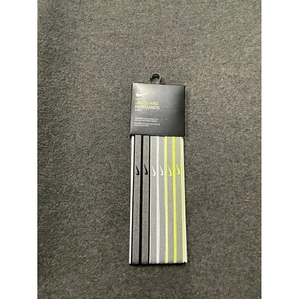 𝅺nike Jacquard Hairbands‎ 6 pack